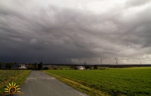 Orage grêligène sur Châteauroux