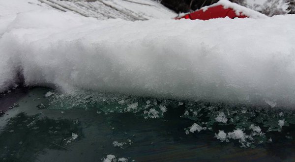 Neige à Nancay