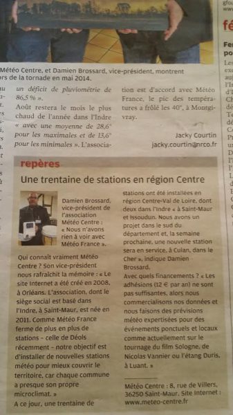 Article sur l'association et le Vice-Président 