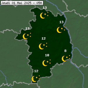 Prévisions météo pour le cher (18)