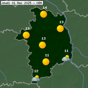 Prévisions météo pour le cher (18)