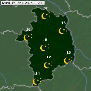 Prévisions météo pour le cher (18)