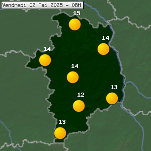 Prévisions météo pour le cher (18)