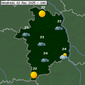 Prévisions météo pour le cher (18)