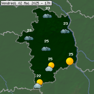 Prévisions météo pour le cher (18)