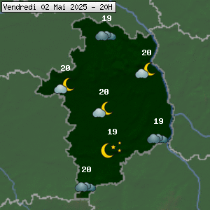 Prévisions météo pour le cher (18)