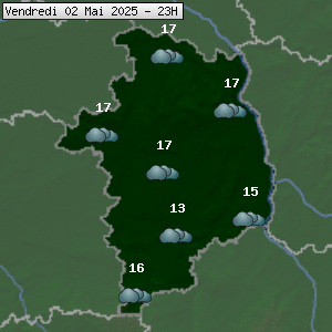 Prévisions météo pour le cher (18)