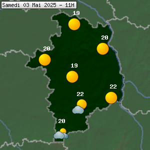 Prévisions météo pour le cher (18)