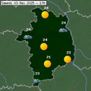 Prévisions météo pour le cher (18)