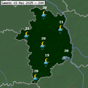 Prévisions météo pour le cher (18)