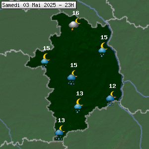 Prévisions météo pour le cher (18)