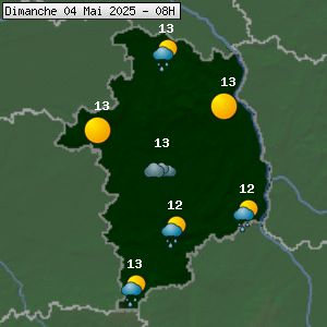 Prévisions météo pour le cher (18)