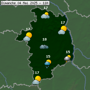 Prévisions météo pour le cher (18)