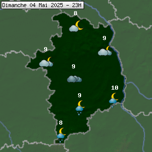 Prévisions météo pour le cher (18)