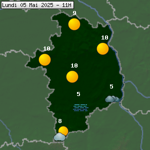 Prévisions météo pour le cher (18)
