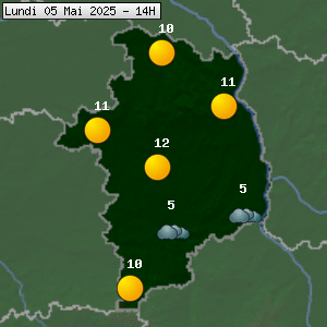 Prévisions météo pour le cher (18)