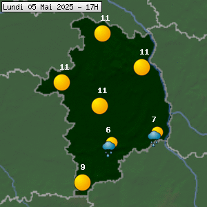 Prévisions météo pour le cher (18)