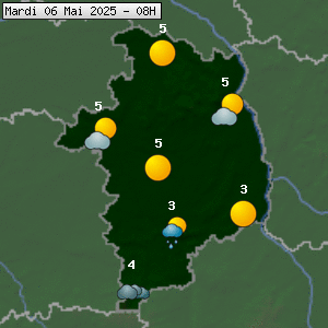 Prévisions météo pour le cher (18)