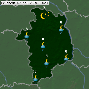 Prévisions météo pour le cher (18)