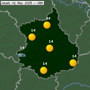 Prévisions météo pour le cher (28)