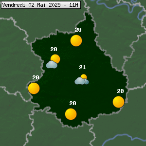 Prévisions météo pour le cher (28)