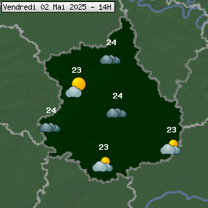 Prévisions météo pour le cher (28)