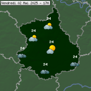 Prévisions météo pour le cher (28)