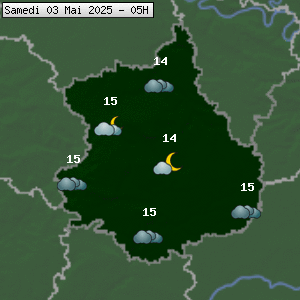 Prévisions météo pour le cher (28)