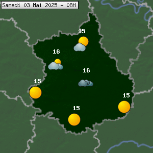 Prévisions météo pour le cher (28)