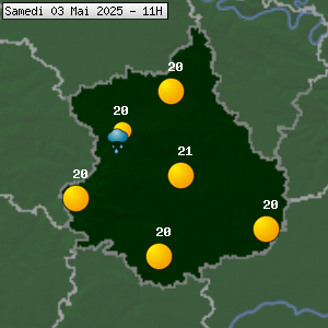 Prévisions météo pour le cher (28)