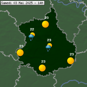 Prévisions météo pour le cher (28)