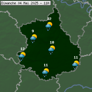 Prévisions météo pour le cher (28)