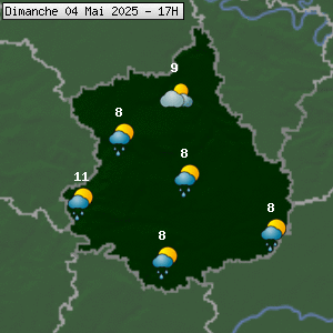 Prévisions météo pour le cher (28)