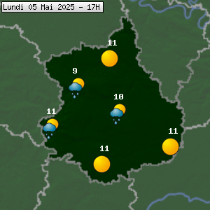 Prévisions météo pour le cher (28)