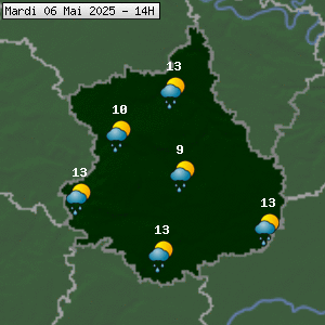 Prévisions météo pour le cher (28)