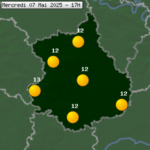 Prévisions météo pour le cher (28)