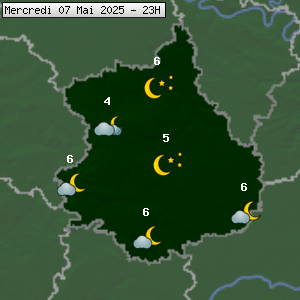 Prévisions météo pour le cher (28)