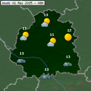 Prévisions météo pour le cher (36)