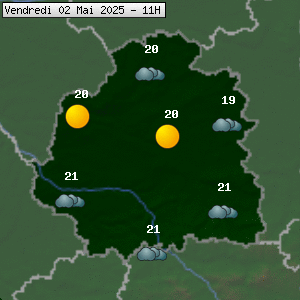 Prévisions météo pour le cher (36)