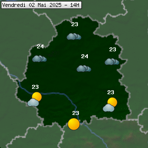 Prévisions météo pour le cher (36)