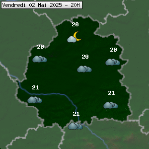 Prévisions météo pour le cher (36)