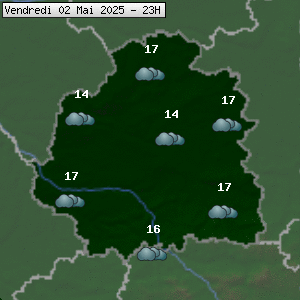 Prévisions météo pour le cher (36)