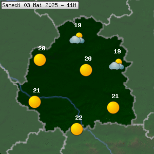 Prévisions météo pour le cher (36)