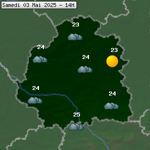 Prévisions météo pour le cher (36)