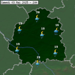 Prévisions météo pour le cher (36)