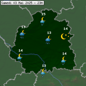 Prévisions météo pour le cher (36)