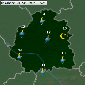 Prévisions météo pour le cher (36)