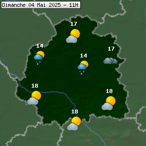 Prévisions météo pour le cher (36)