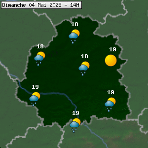 Prévisions météo pour le cher (36)