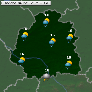 Prévisions météo pour le cher (36)